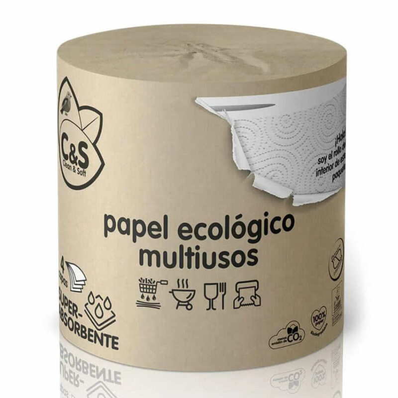 Rollo multiusos reciclado super absorbente