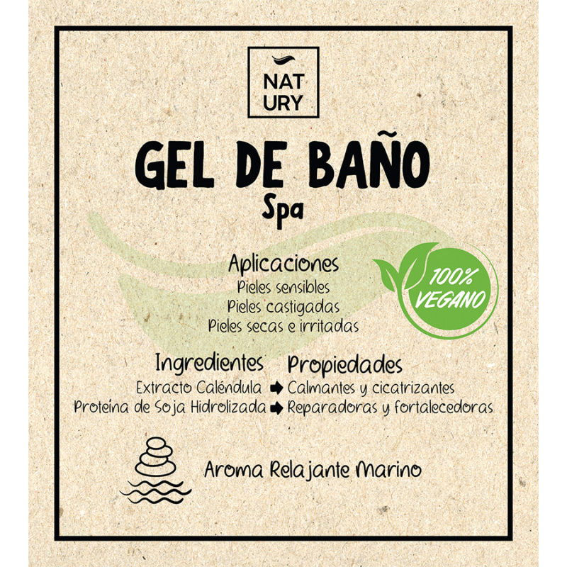 Gel baño natural SPA